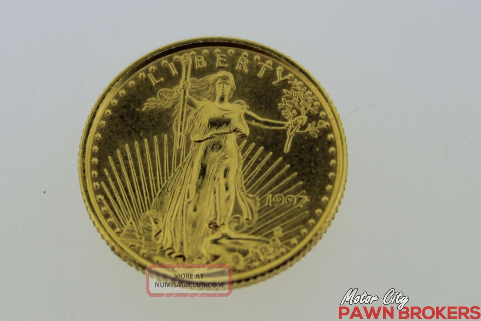 1997 - 1/10 Oz. Fine Gold - $5 - 5 Dollar Tenth Ounce Gold Coin