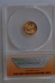 2014 - W Gold Eagle Anacs Pr70 Dcam $5 1/10 Oz Proof First Day Of Issue Gold photo 1