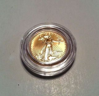 Onetenth Ounce American Uncirculated Gold Eagle 2006 1/10 Oz. photo