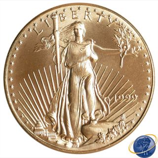 1999 $50 American Gold Eagle 1 Oz.  (brilliant Uncirculated) photo