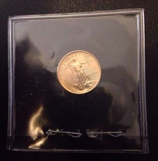 1991 1/10 Oz Gold American Eagle Coin - Mcmxci Gold Eagle - photo