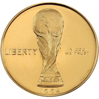 1994 $5 Bu Gold Commemorative Cup Coin In Capsule 4116 - 07 photo