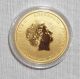2014 Gold Australia Lunar Year Of The Horse 1/10 Coin Uncirculated Perth Gold photo 2