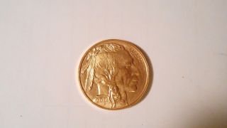 1 Oz.  9999 Fine Gold 2013 American Buffalo Bu Coin Uncertified And Ungraded photo
