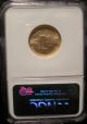 2007 - W American Gold Eagle Ngc Ms 70 Early Releases $10 1/4 Oz.  999 Fine Gold Gold photo 2