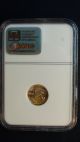 1998 $5 Gold Eagle Ngc Ms70 Tenth Ounce 1/10 Oz Fine Gold Coin Gold photo 3