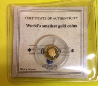 2000 Republic Of Liberia $25 Gold Coin.  7300g.  999 Fine Gold 11.  1mm With photo