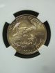 2009 $10 Gold Eagle 1/4 Oz Ngc Ms70 - From 1 - Earliest Release Gold photo 3