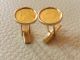 2001 China Panda 20 Yuan 1/20 Oz Gold Coin Cuff Links Gold photo 3