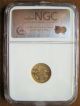 2005 $5 American Gold Eagle Ngc Ms - 70 (1/10 Oz) Brown Label Gold photo 2