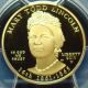 2010 - W Proof $10 Mary Todd Lincoln Spouse 1/2 Oz Gold Coin Pcgs Pr69 Dcam Gold photo 2