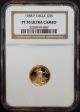 1988 P Proof 1/10th Oz,  $5.  00 Gold Eagle Certified Pf 70 Ultra Cameo By Ngc Gold photo 1
