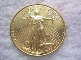 1996 American Gold Eagle Rare 1/2 Ounce ($25.  00) Size Uncirculated Conditio photo