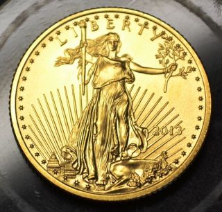 2013 American Gold Eagle Uncirculated 1/4 Oz photo