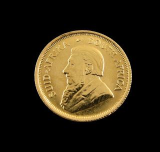1984 South Africa 1/10oz Gold Krugerrand Coin photo
