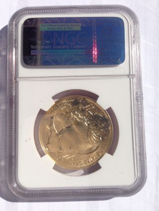 2009 1 Toy Oz 24k 0.  9999 Fine Gold American Buffalo Coin - Numismaticguartygroup photo