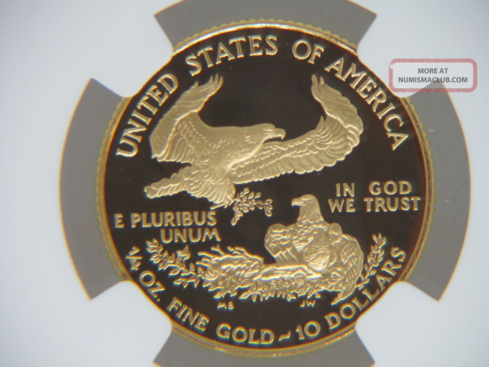 1995 - W Ngc Pf70 Proof Gold Eagle - Quarter Ounce Gold (1/4 Ozt) - $10 ...
