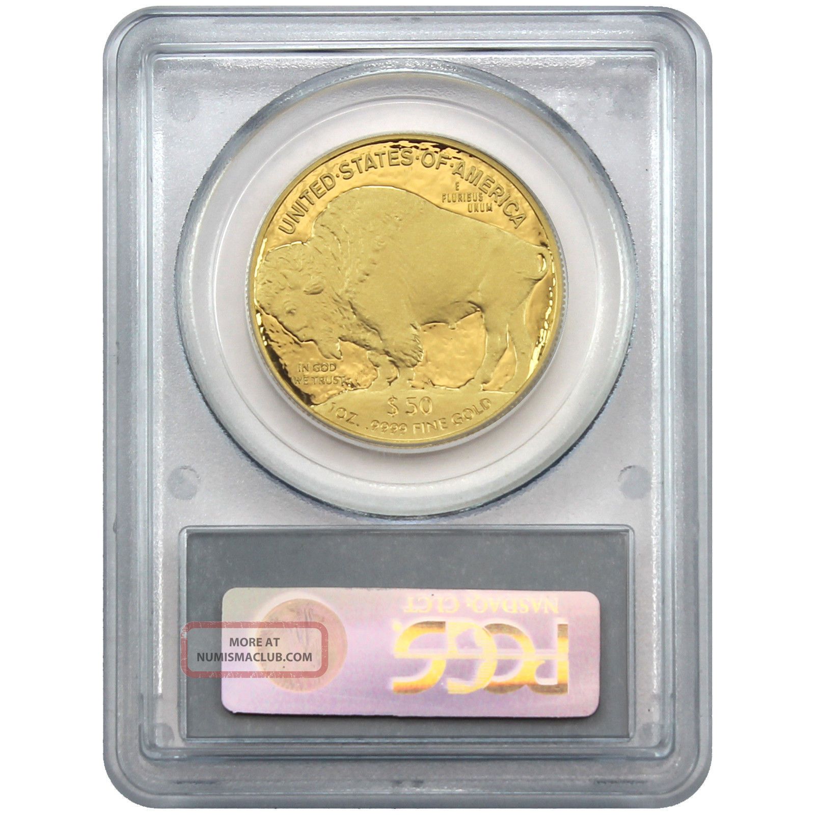 2010 W G$50 Pcgs Pr 69 Dcam American Buffalo. 9999 Fine Gold 4159 - 07