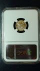 1987 P $5 Gold Eagle Ngc Ms69 Tenth Ounce 1/10 Oz Fine Gold Uncirculated Coin Gold photo 3
