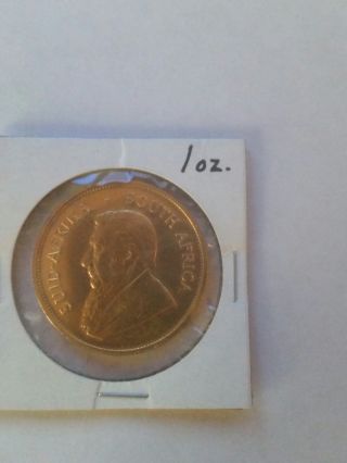 1978 South African Krugerrand 1oz Fine Gold Coin photo