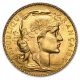 French 20 Franc Rooster Gold Coin - Random Year Coin - Sku 18 Gold photo 1