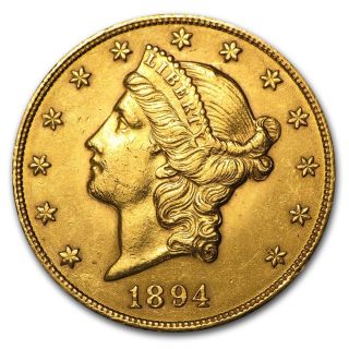 $20 Liberty Gold Double Eagle Coin - Pre - 33 Gold Coin - Random Year - Cleaned photo