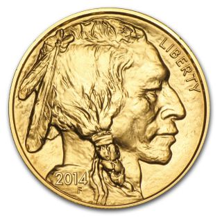 2014 1 Oz Gold Buffalo Coin - Brilliant Uncirculated - Sku 79035 photo
