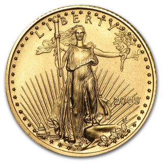 2005 1/10 Oz Gold American Eagle Coin photo