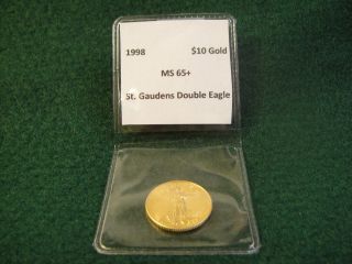 1998 $10 1/4 Oz Gold American Eagle Brilliant Uncirculated photo