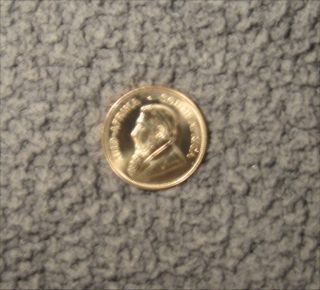 1981 South African 1 Oz.  Fine Gold Krugerrand Coin - photo