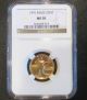 1991 $10 1/4 Oz Gold American Eagle Ngc Ms70 Very Rarely Seen 1991/mcmxci Ms70 Gold photo 3