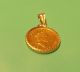 One Day Of 1 Canada,  Maple Leaf 1/4 Oz,  10 Dollar Coin In 14k Pendant Bezel Gold photo 2