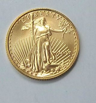 2006 $5 Gold 1/10 Oz.  American Gold Eagle Coin Uncirculated photo