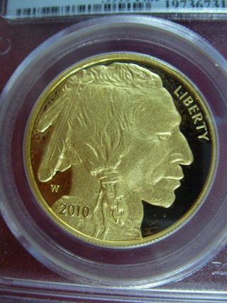 2010 - W $50 Gold American Buffalo Pcgs Pr70 Dcam 