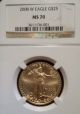 Great Deal 2008 - W $25 Gold Eagle 1/2 Oz.  Ngc Ms 70 Gold photo 1