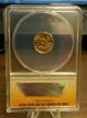 2013 $5 Us Gold Eagle 1/10th Oz Anacs Ms 70 First Day Gold photo 2