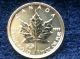 1998 1/10 Oz Canadian Maple Leaf.  9999 Pure Gold Gold photo 3