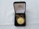 1969 Dated Gold Necklace,  14k Medallion,  18k Bezel & Chain,  Over 1oz.  Total Gold photo 1