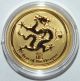 2012 Australia G$15 9999 24kt Ms Desired Lunar Gold Dragon Gold Coin Gold photo 1