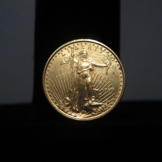 1997 1/10 Oz.  Fine Gold American Eagle - $5 U.  S.  Gold Bullion Coin - Wow photo