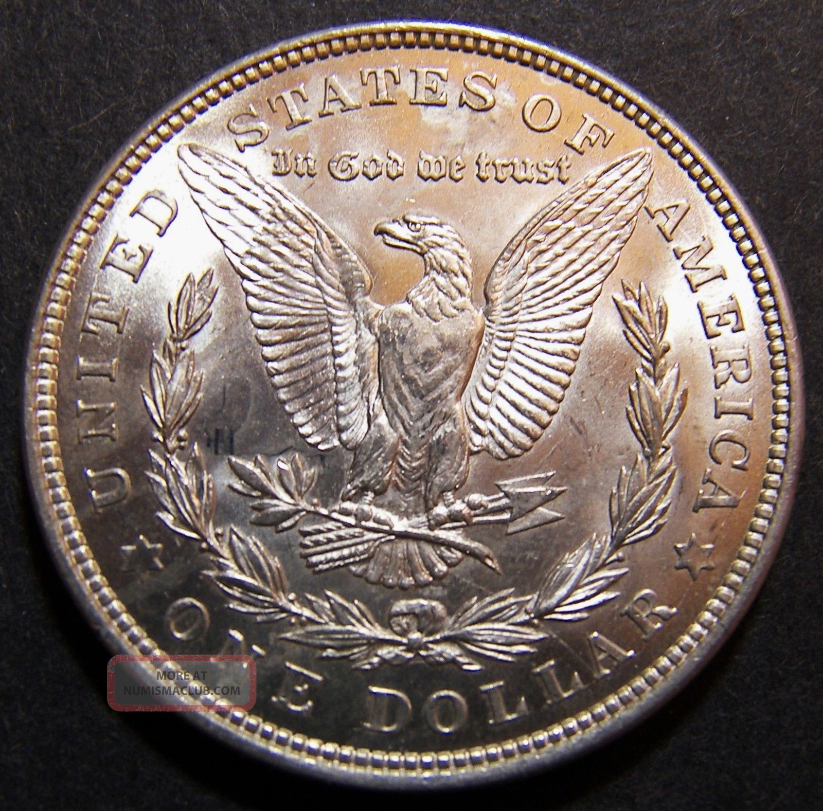 Us 1921 P Morgan Silver 1 Dollar Brilliant Uncirculated