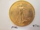 1923 - D $20 Saint Gaudens Gold Double Eagle Gem Brilliant Uncirculated Gold (Pre-1933) photo 2