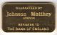 Vintage Johnson Matthey Schweizerischer Bankverein 20 Gram.  9999 Gold Bar - Rare Gold photo 1
