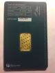(1) - 5 Gram.  9999 Pure Perth Gold Bar - In Assay Card Uncirculated Gold photo 1