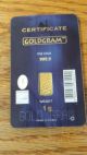 Istanbul Gold Refinery 999.  9 Fine Gold Bar,  1 Gram - - H2130 Gold photo 4