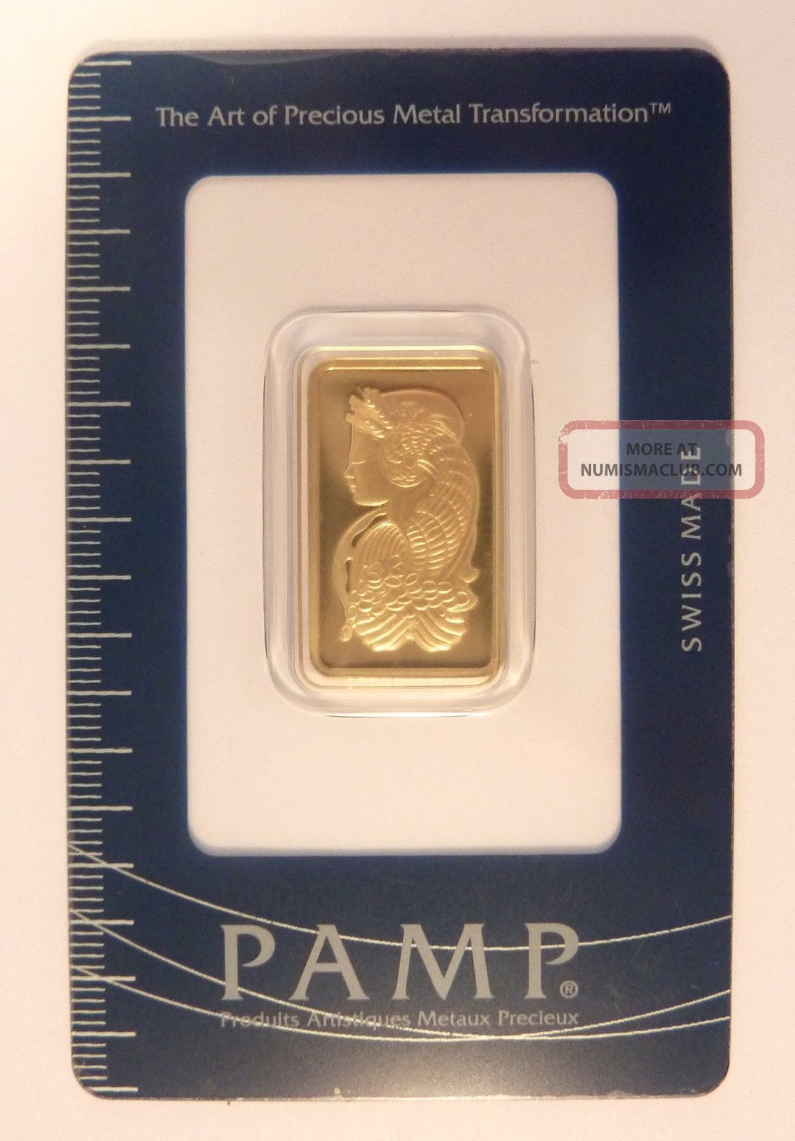 10 Gram Pamp Suisse Gold Bar With Assay Certificate