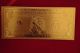 Pure 24k Gold $1 Dollar Bill Banknote With 1 Gram.  999 Pure Silver Bar Gold photo 1