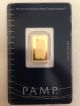 Pamp Suisse 2.  5g Gold Bar In Assay Gold photo 1