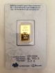 Pamp Suisse 2.  5g Gold Bar In Assay Gold photo 3