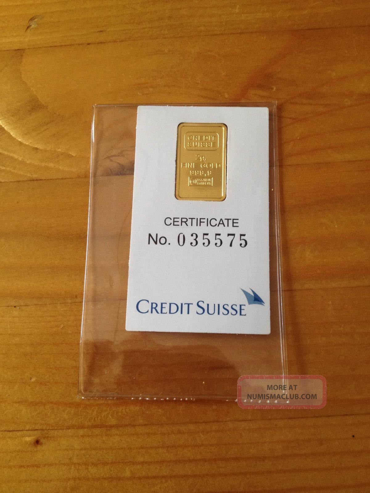 2 Gram Credit Suisse Statue Of Liberty Gold Bar (w/assay) 999. 9 Fine Gold 2 Gram Credit Suisse Statue Of Liberty Gold Bar (w/assay) 999. 9 Fine Gold